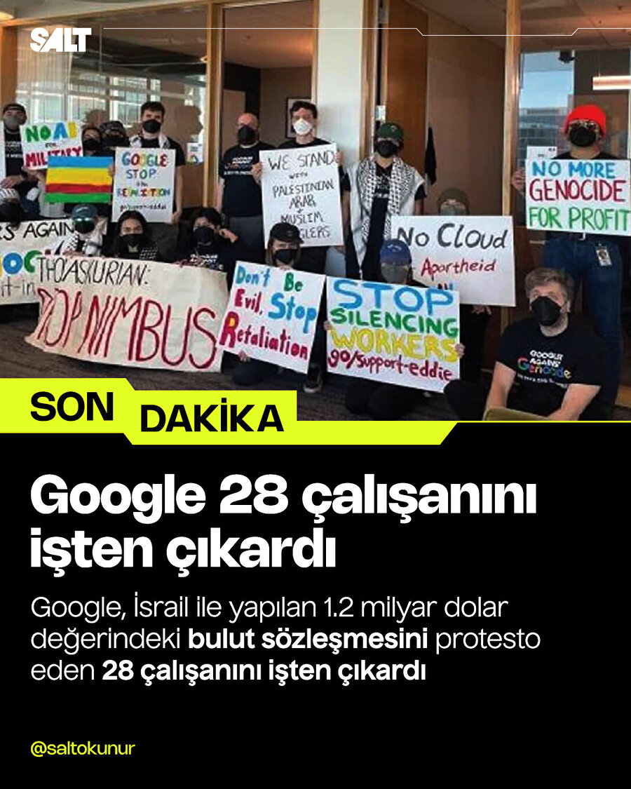 Google 28 çalışanı işten çıkardı
