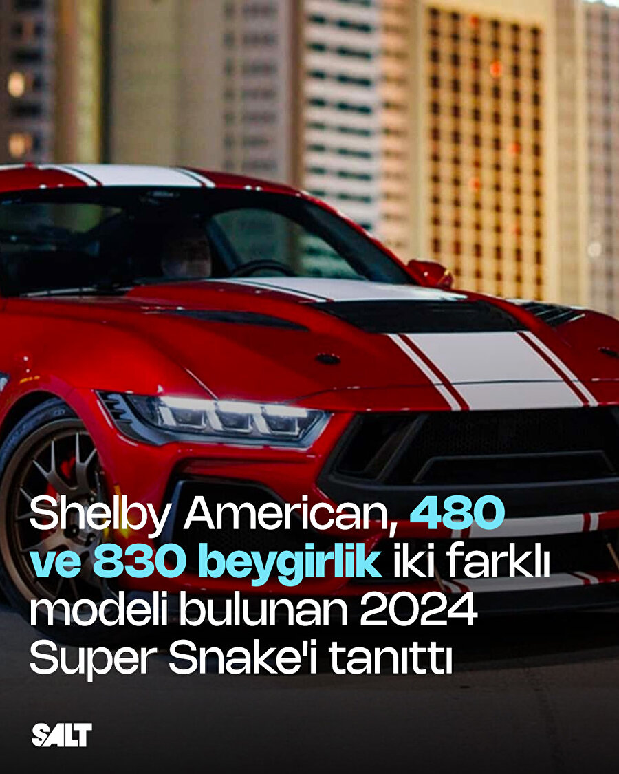 Shelby American yeni aracını tanıttı