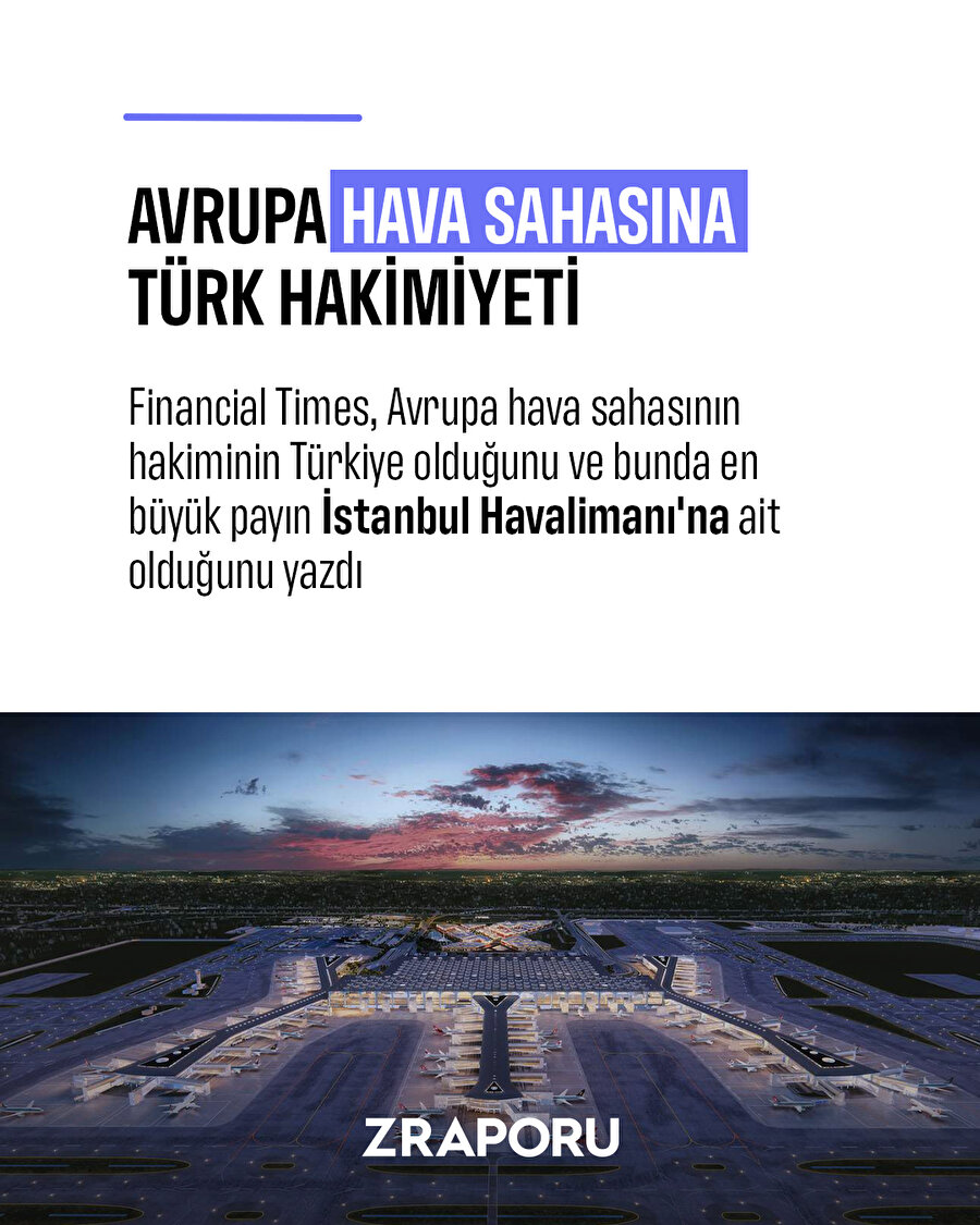 Avrupa hava sahasının hakimi Türkiye 