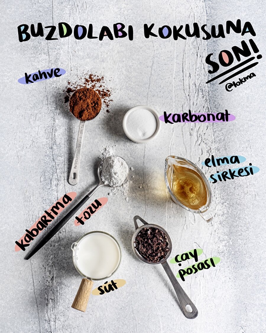 Buzdolabı kokusuna son!