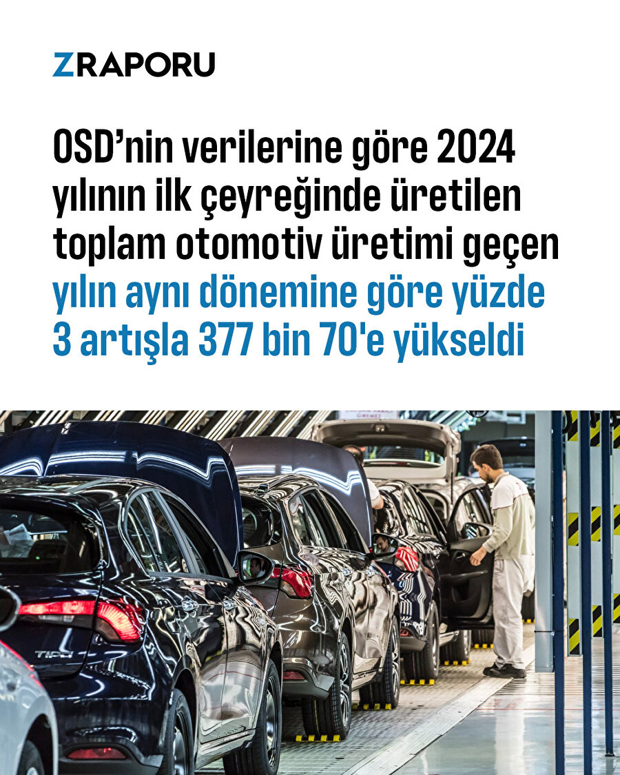 Türkiye'de otomobil sanayisi büyüyor