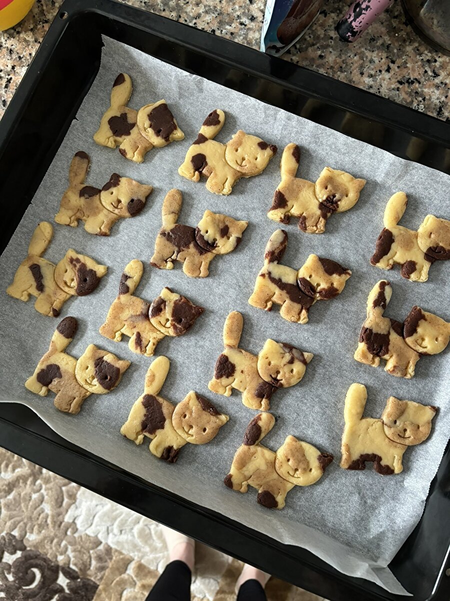 Kurabiyelerin güzelliğine bakın