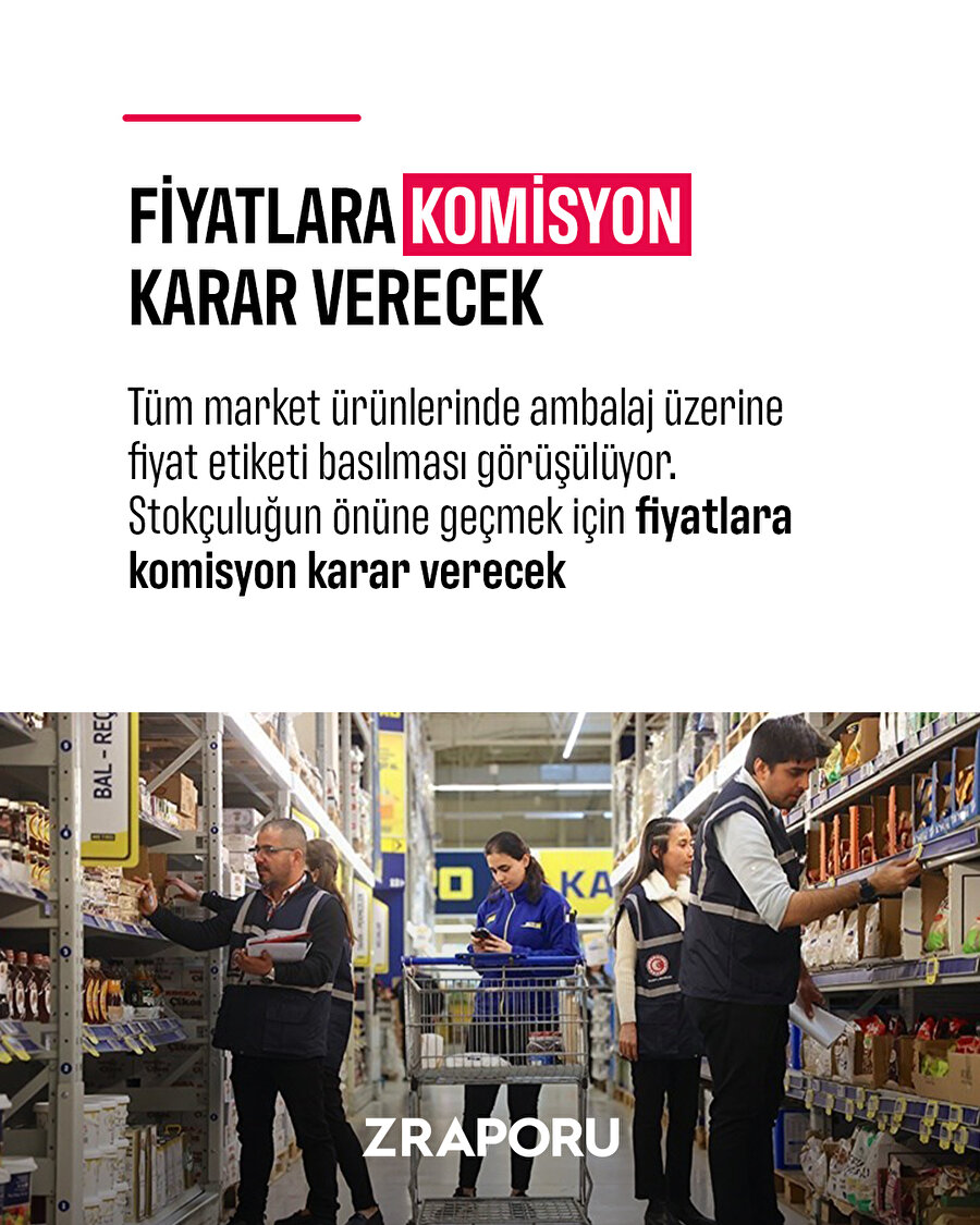 Market ürünlerinin ambalajına fiyat yazılması gündemde
