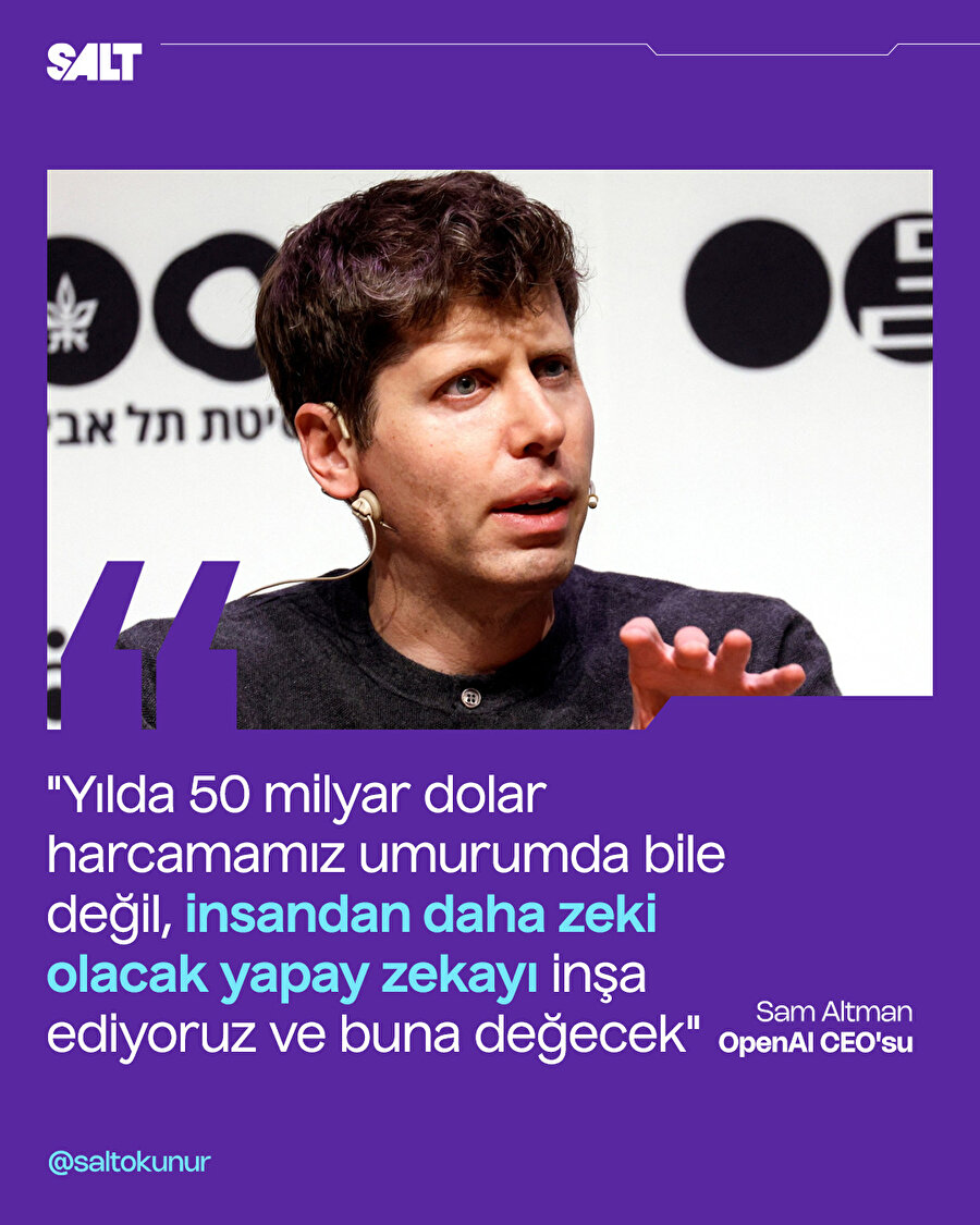Sam Altman oldukça iddialı