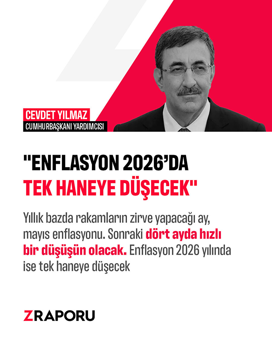 ''Enflasyon 2026'da tek haneye düşecek''