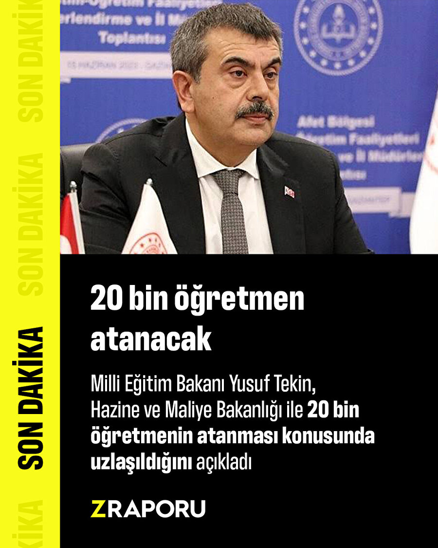 İki bakanlık anlaştı: 20 bin öğretmen atanacak 