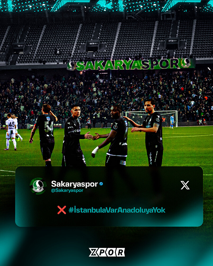 Sakaryaspor, deplasman taraftarı yasağının kalkmasını istedi