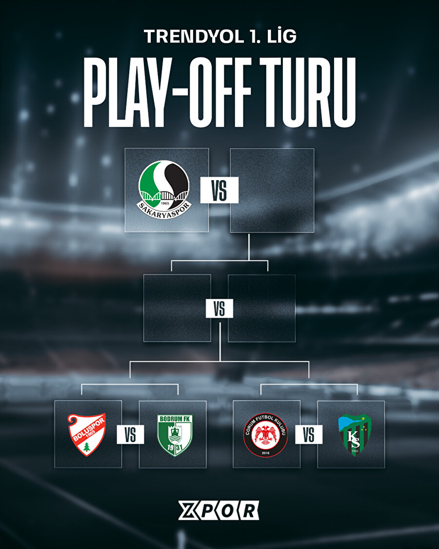 Trendyol 1. Lig'de Play-Off turu 👀