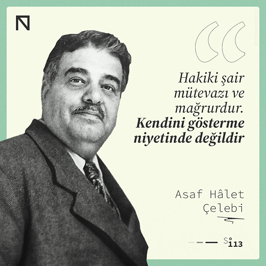 Şair mütevazı olur