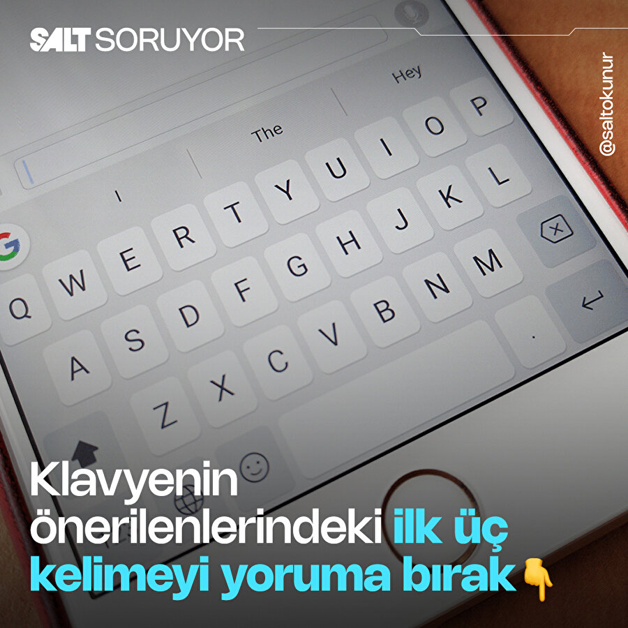 Önerilen ilk üç kelimeyi yoruma bırak