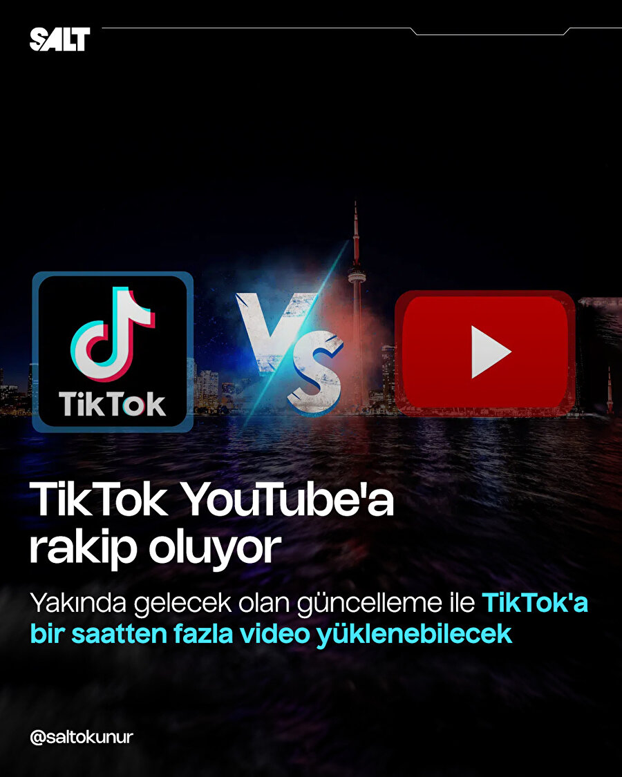 TikTok YouTube'a rakip oluyor