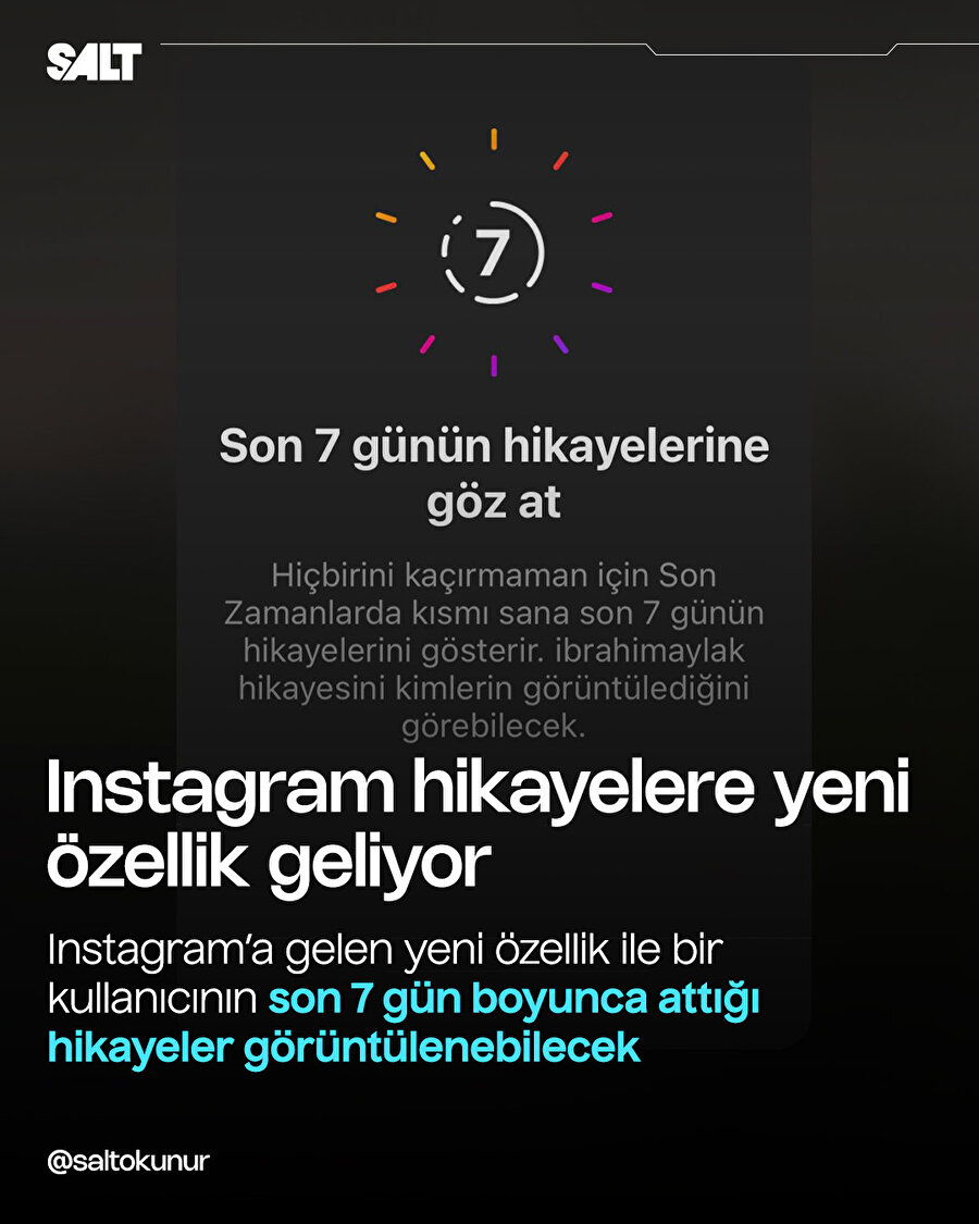 Instagram'a yeni özellik geliyor
