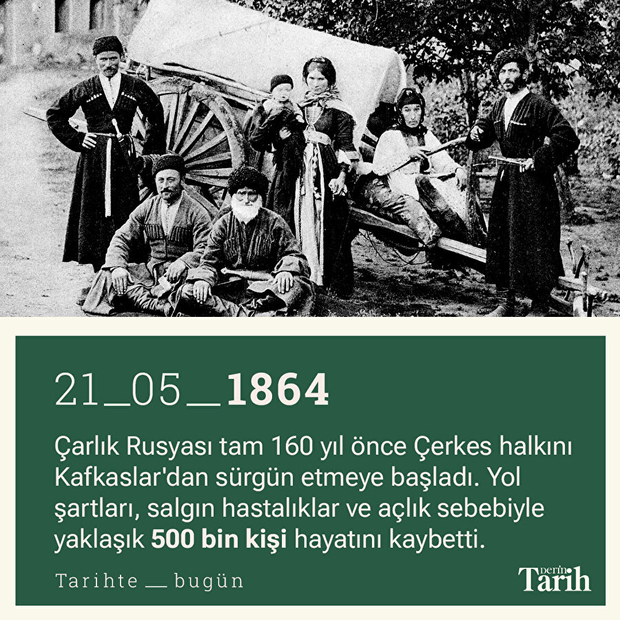Çerkes Sürgünü'nün 160. yılı 