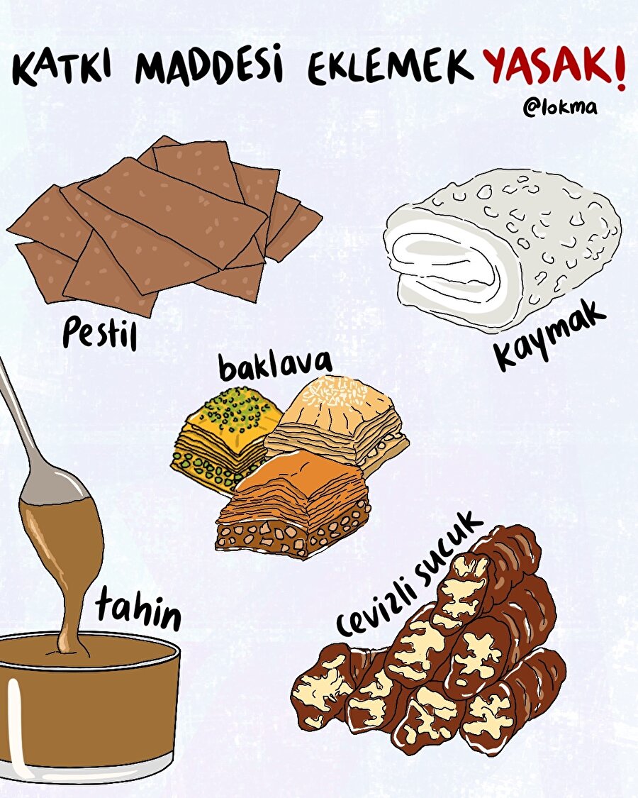 Katkı maddesi eklemek yasak!