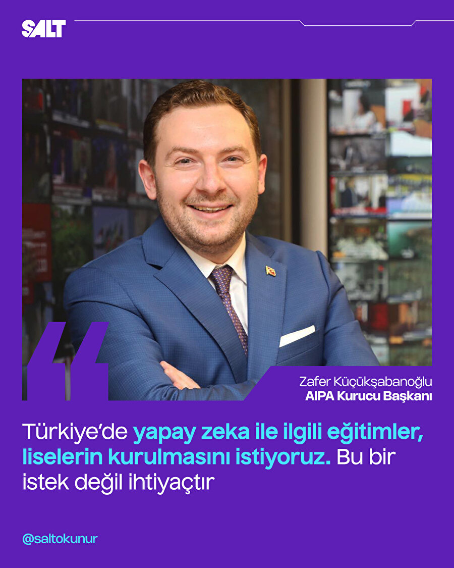 "Türkiye'de yapay zeka eğitiminin arttırılmasını istiyoruz"