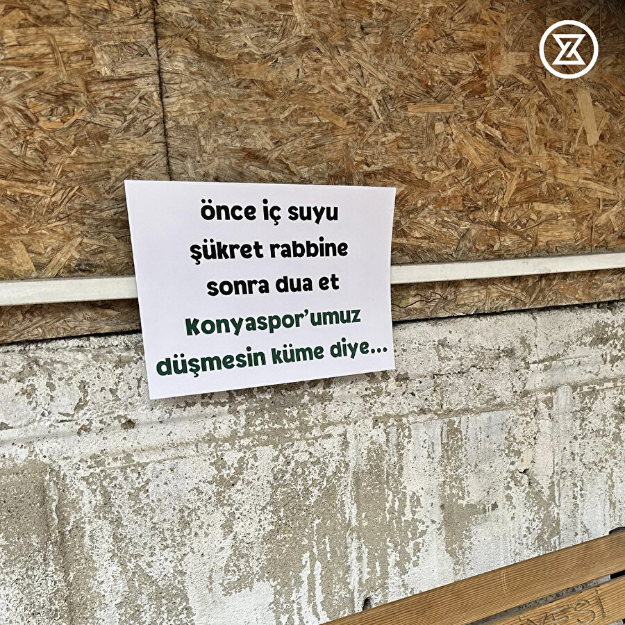 Konyaspor için su dağıtılıp dua istendi