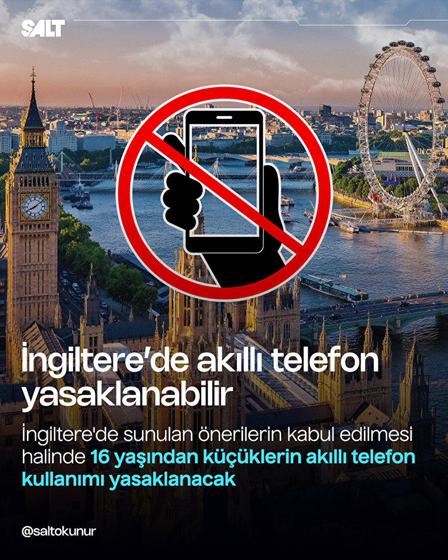 İngiltere'de akıllı telefon kullanımı yasaklanabilir