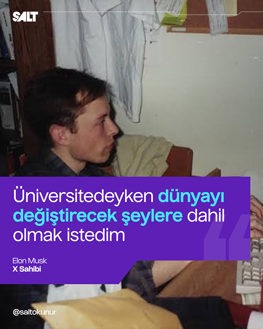 Elon Musk ünversitedeki isteğini açıklamış