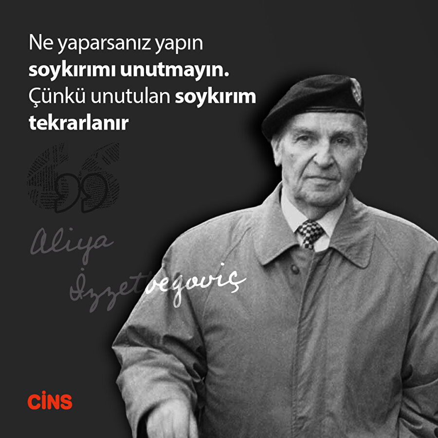  Aliya İzzetbegoviç: Tekrarlanan soykırım 