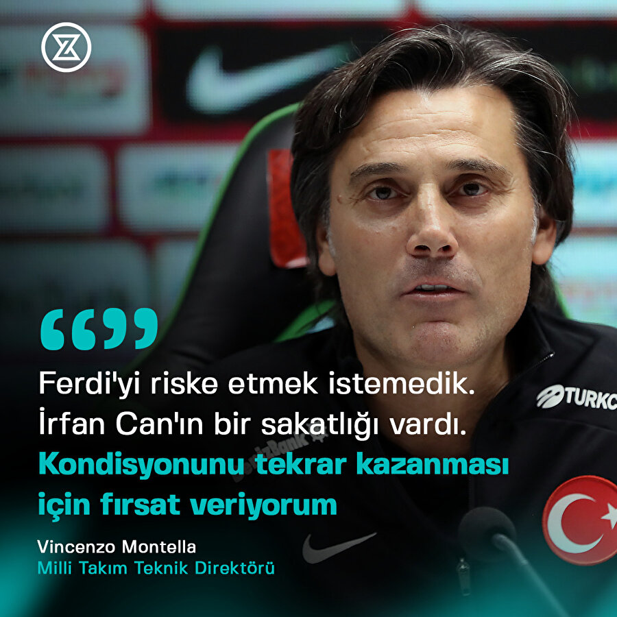 Vincenzo Montella, sakatlığı bulunan isimlere dair açıklamalarda bulundu.