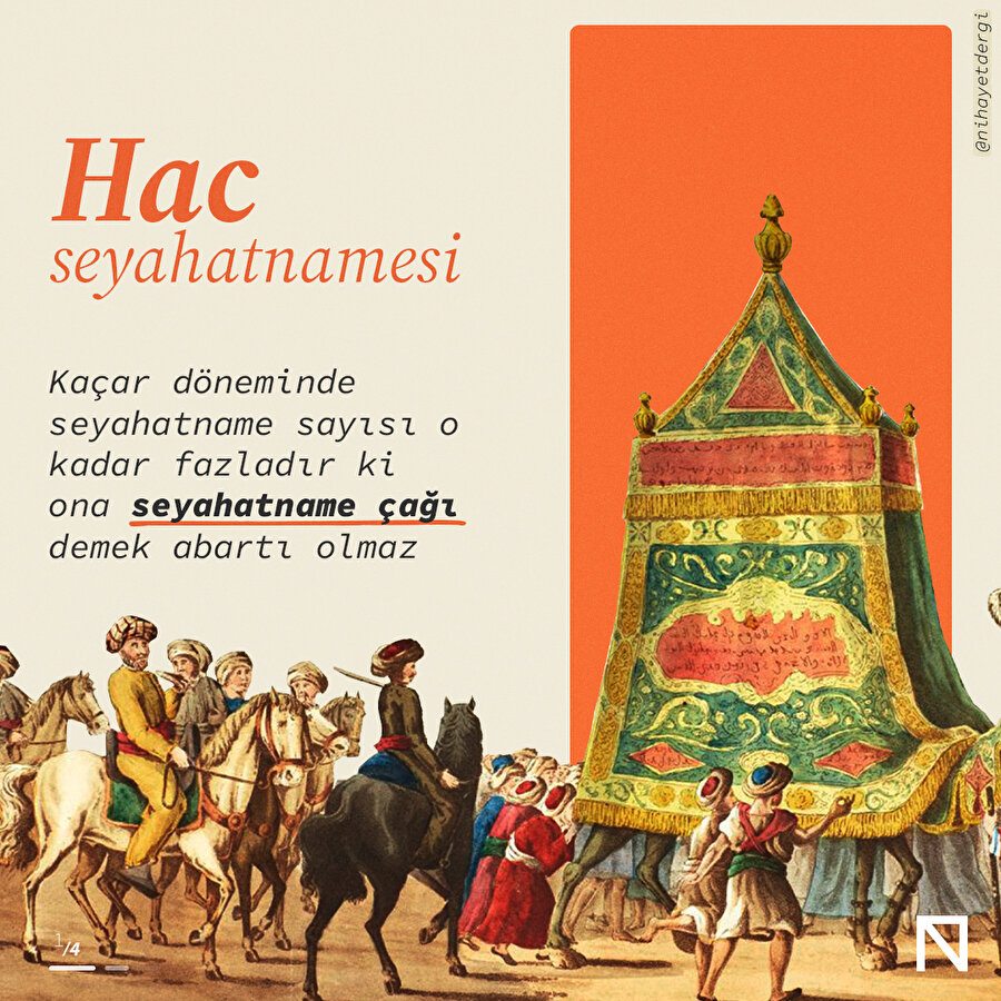 Hac yolunda bir kadın