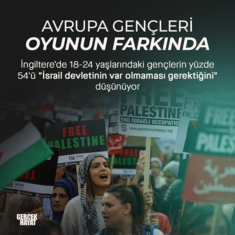 İngiliz gençlere göre İsrail var olmamalı