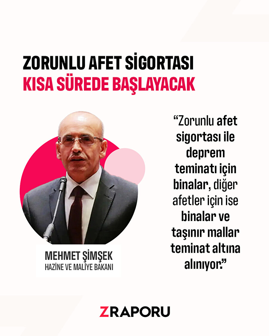 Zorunlu afet sigortası yakında başlıyor