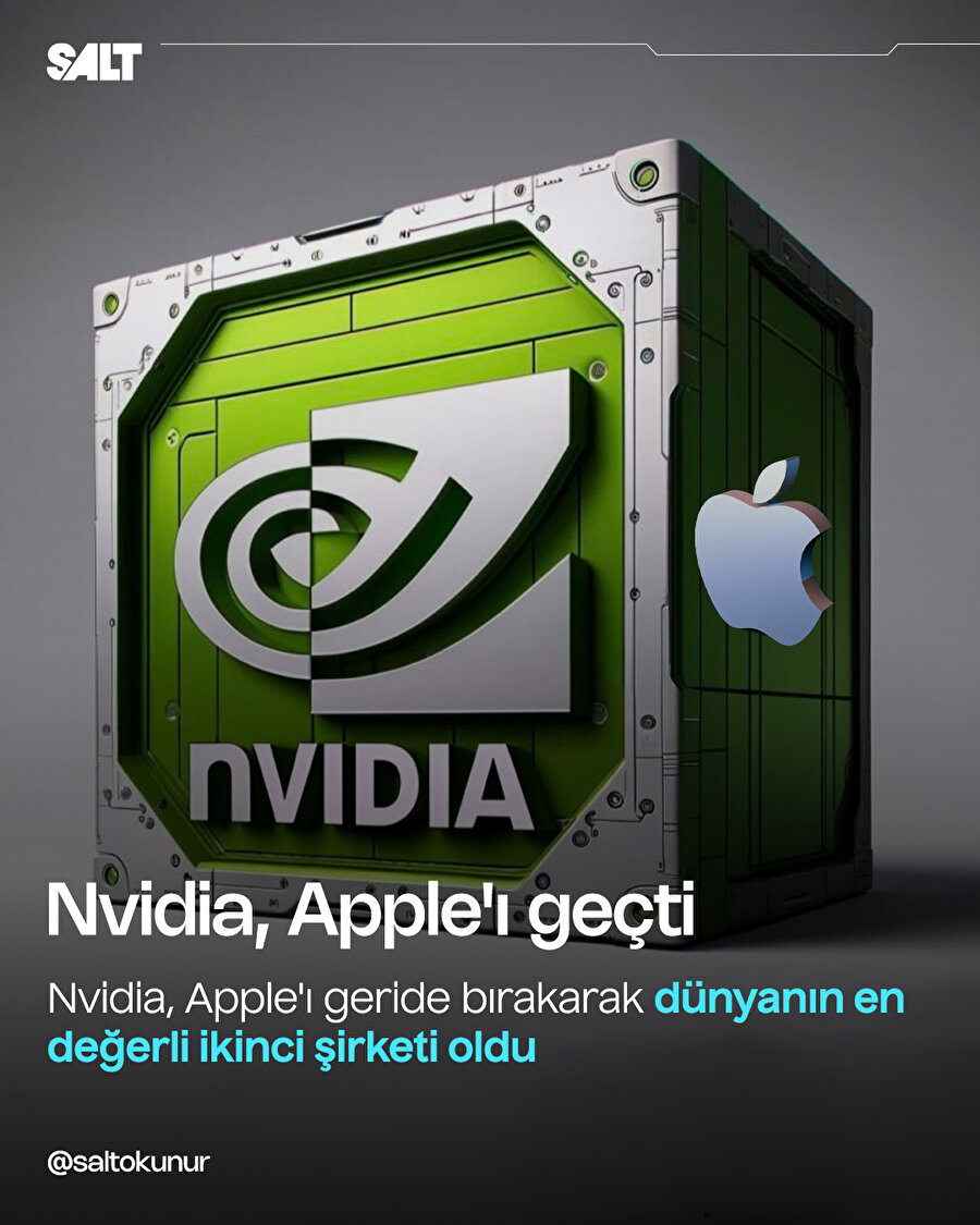 Nvidia, Apple'ı geçti