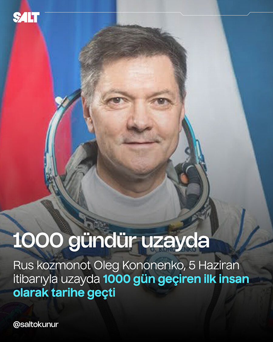 1000 gündür uzayda