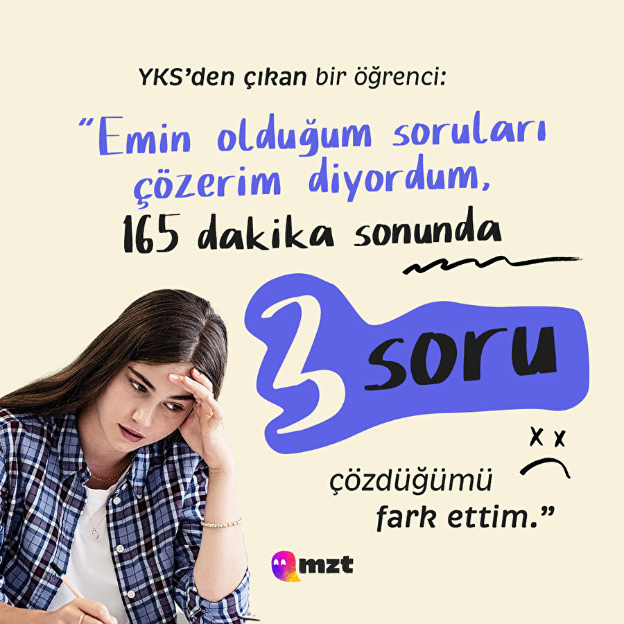 YKS'den çıkan bir öğrencinin sınav yorumu