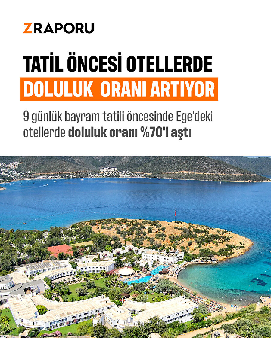 Tatil öncesi oteller dolmaya başladı