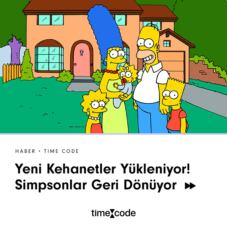 Simpsonlar ekranlara geri dönüyor
