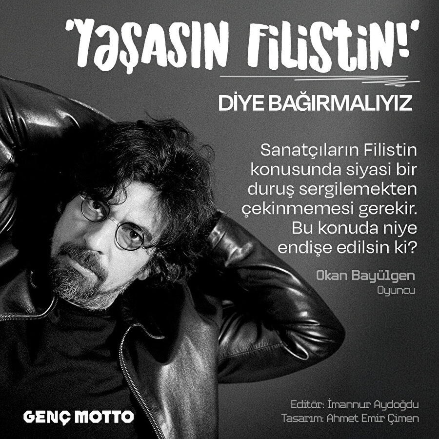 Okan Bayülgen Filistin için konuştu 💬