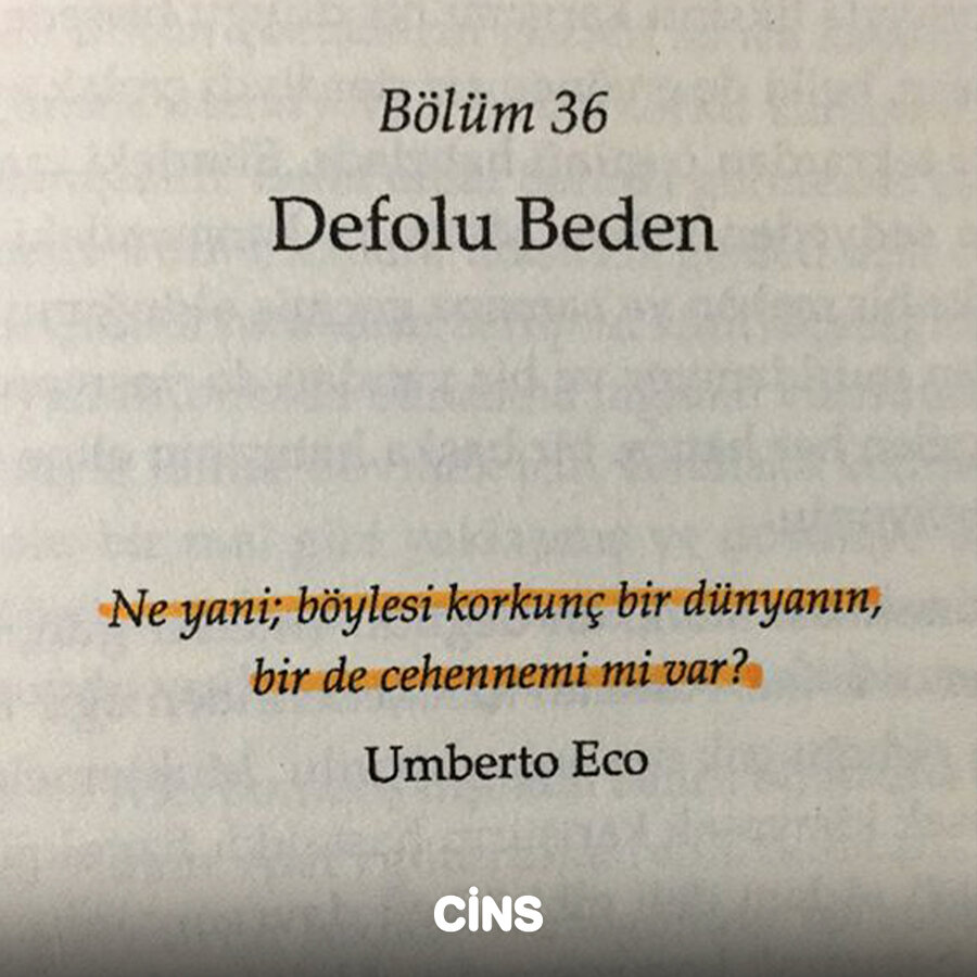 Altını çizdiklerimiz