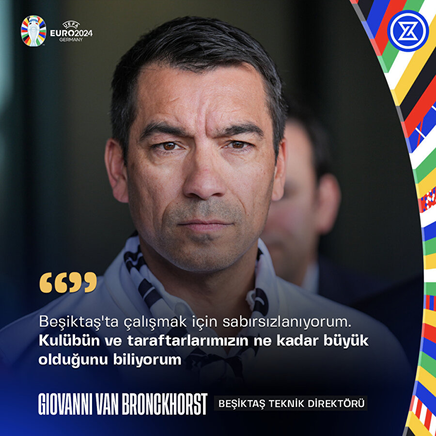 Beşiktaş'ın yeni hocası Bronckhorst, heyecanlı