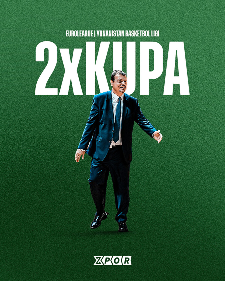Ergin Ataman'dan çifte zafer