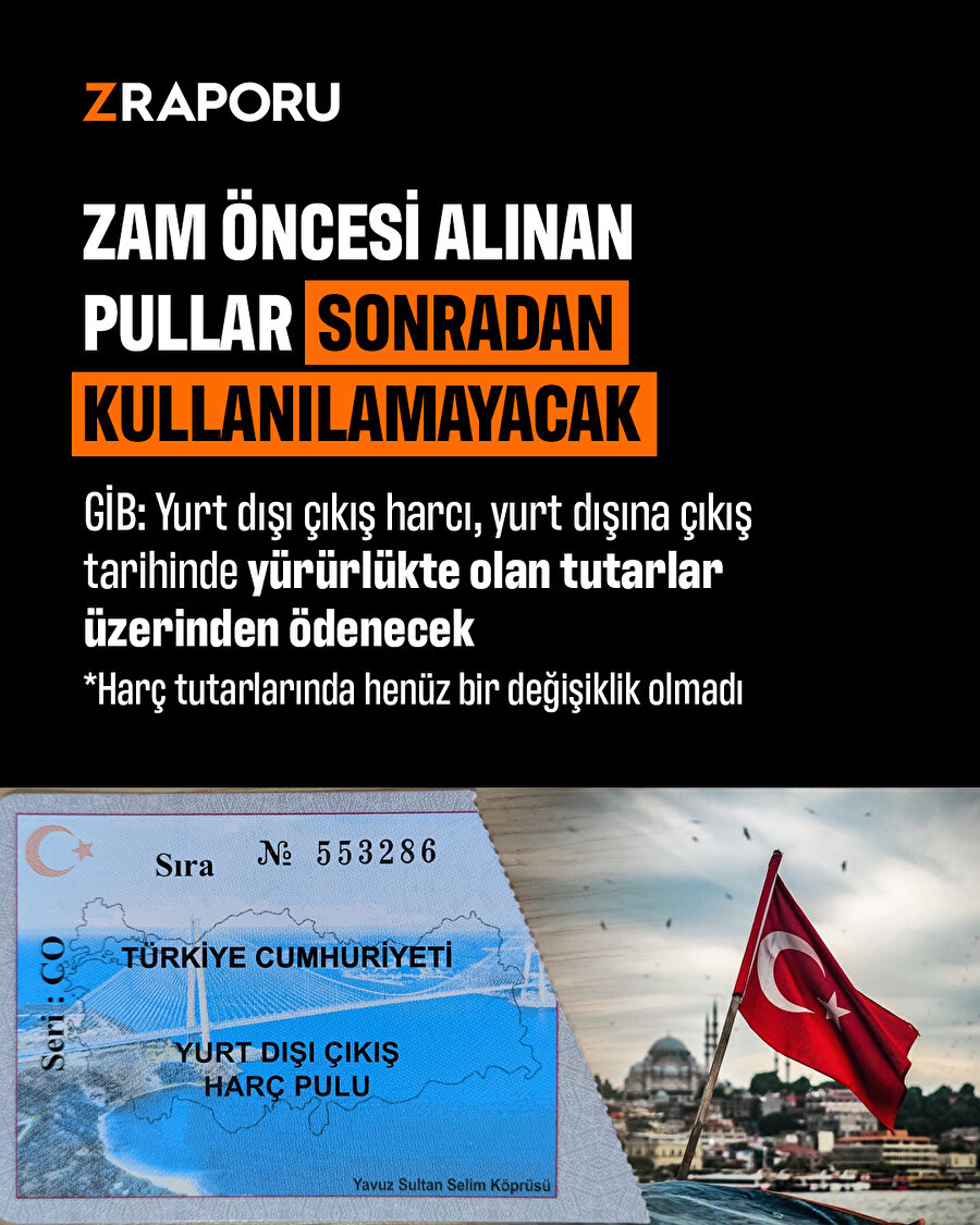 Zam öncesi alınan pullar sonradan kullanılamayacak