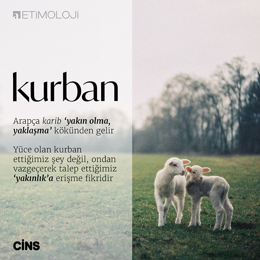 Etimoloji: Kurban