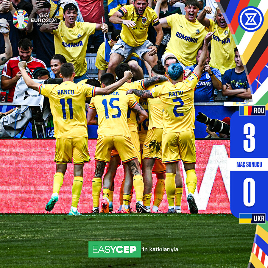 Romanya 3 puanı 3 golle aldı