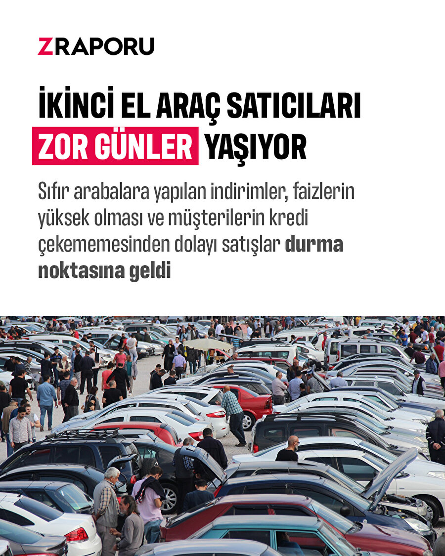 İkinci el araç satışları düşüte