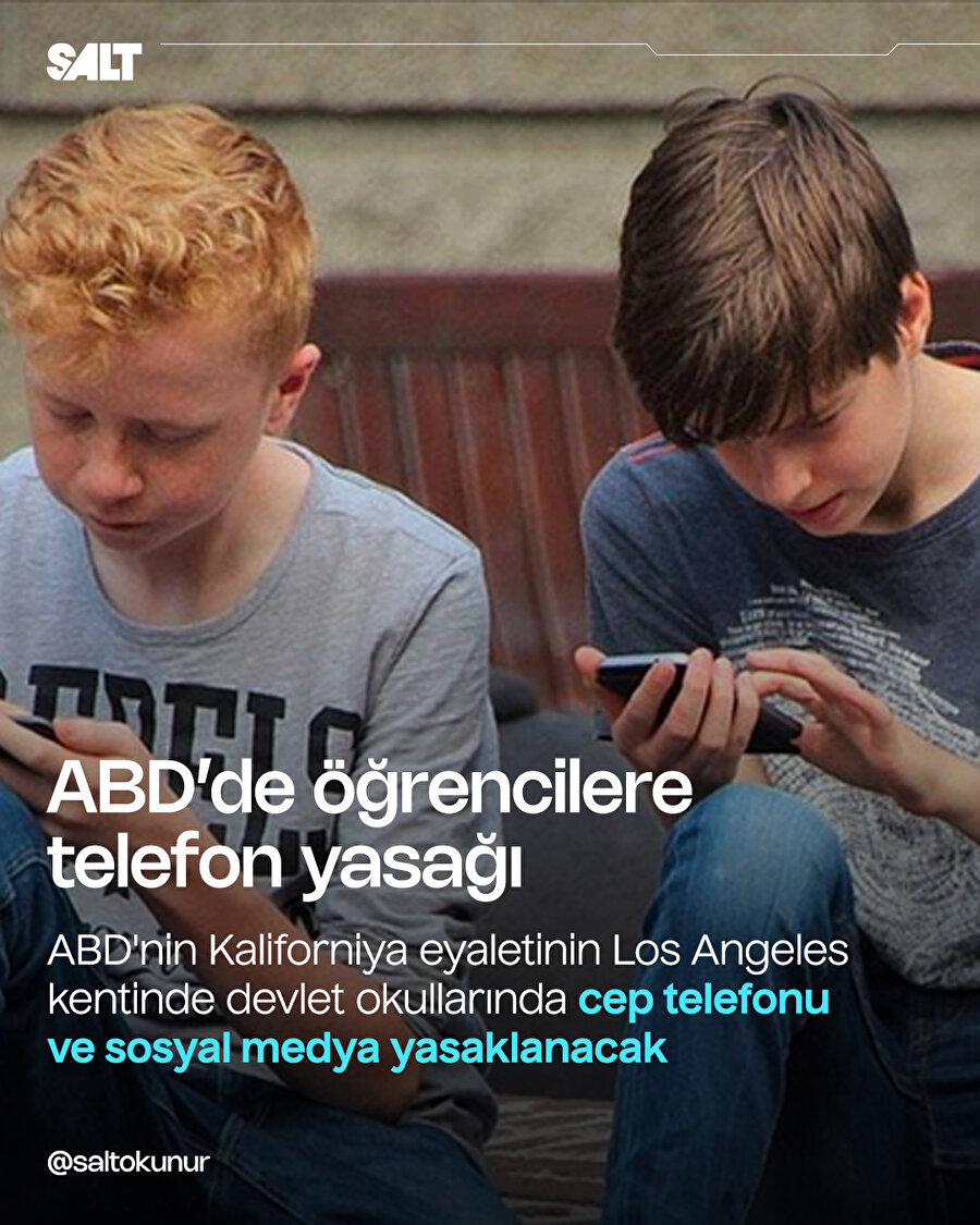 Amerika'da öğrencilere telefon yasağı