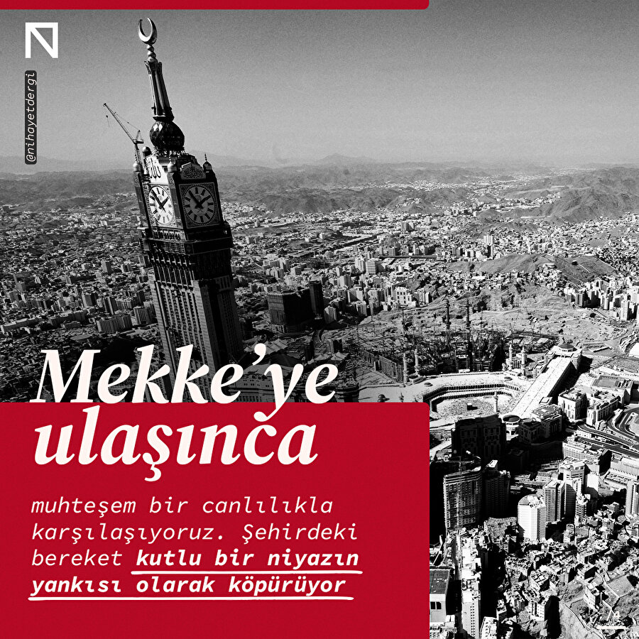 Mekke'ye ulaşınca