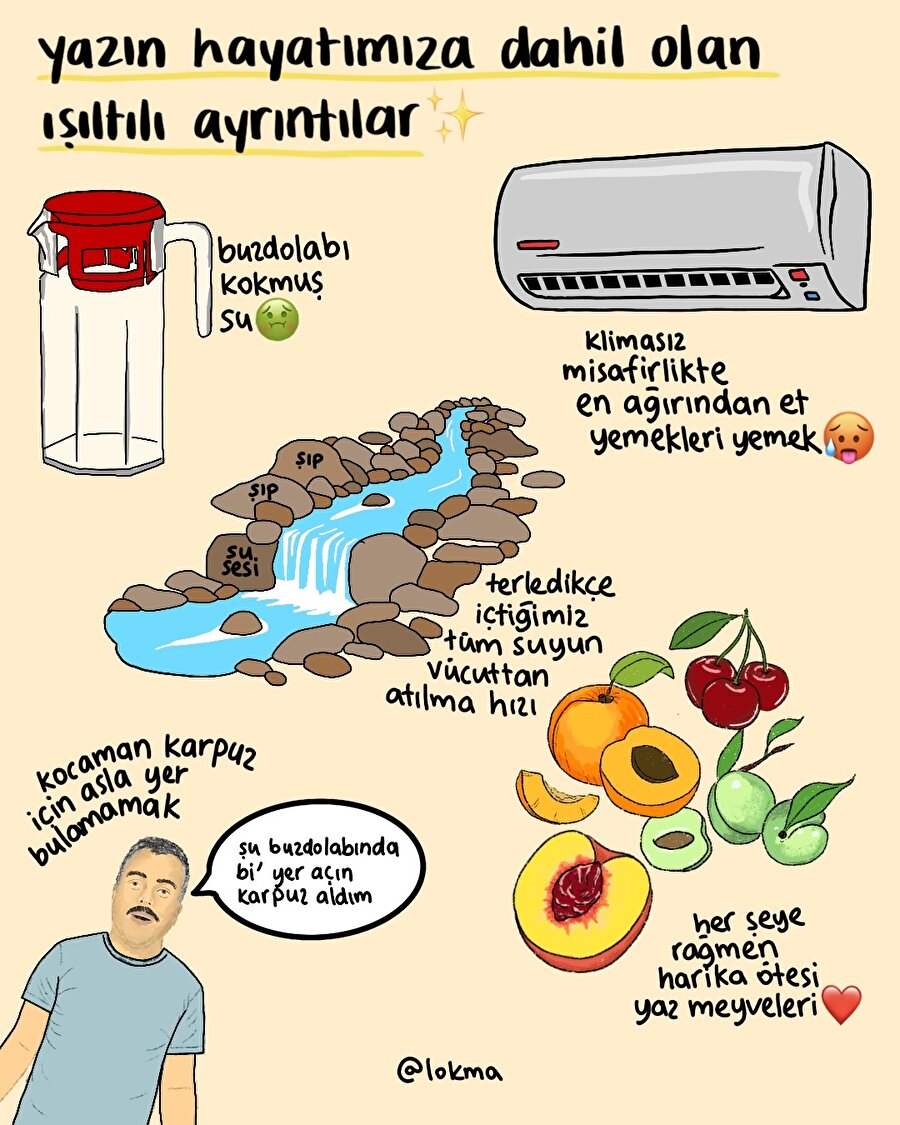 Yazın hayatımıza dahil olan ışıltılı ayrıntılar