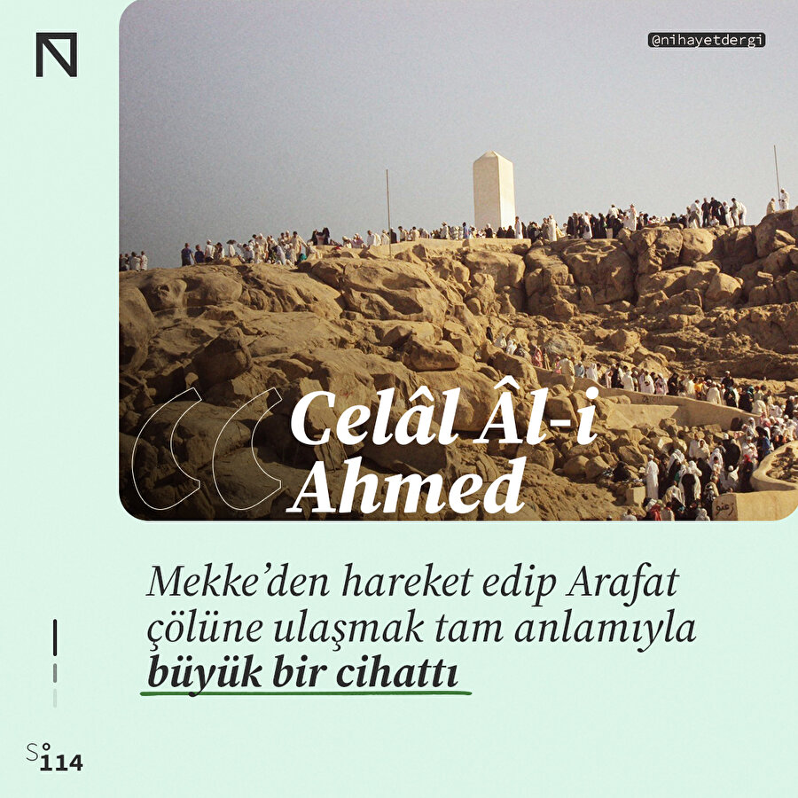 Arafat çölüne ulaşmak