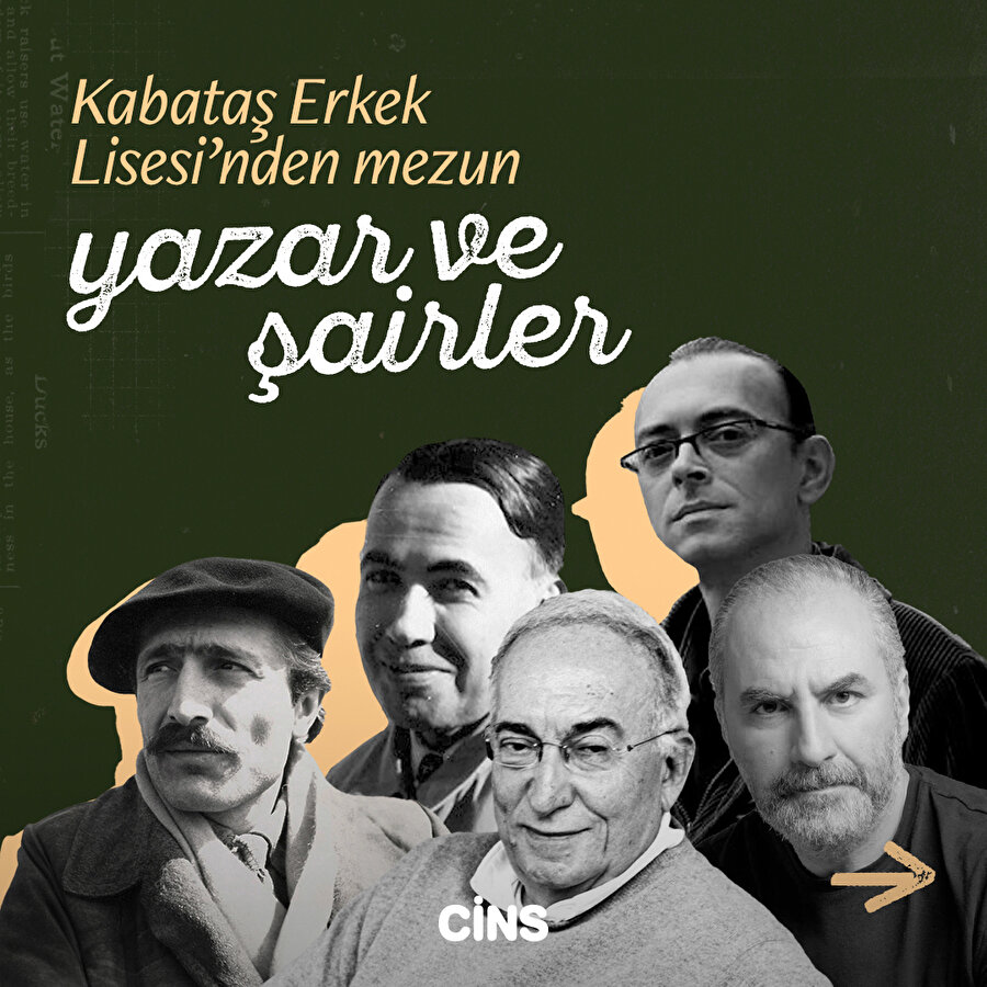 Kabataş Erkek Lisesi’nden mezun edebiyatçılar