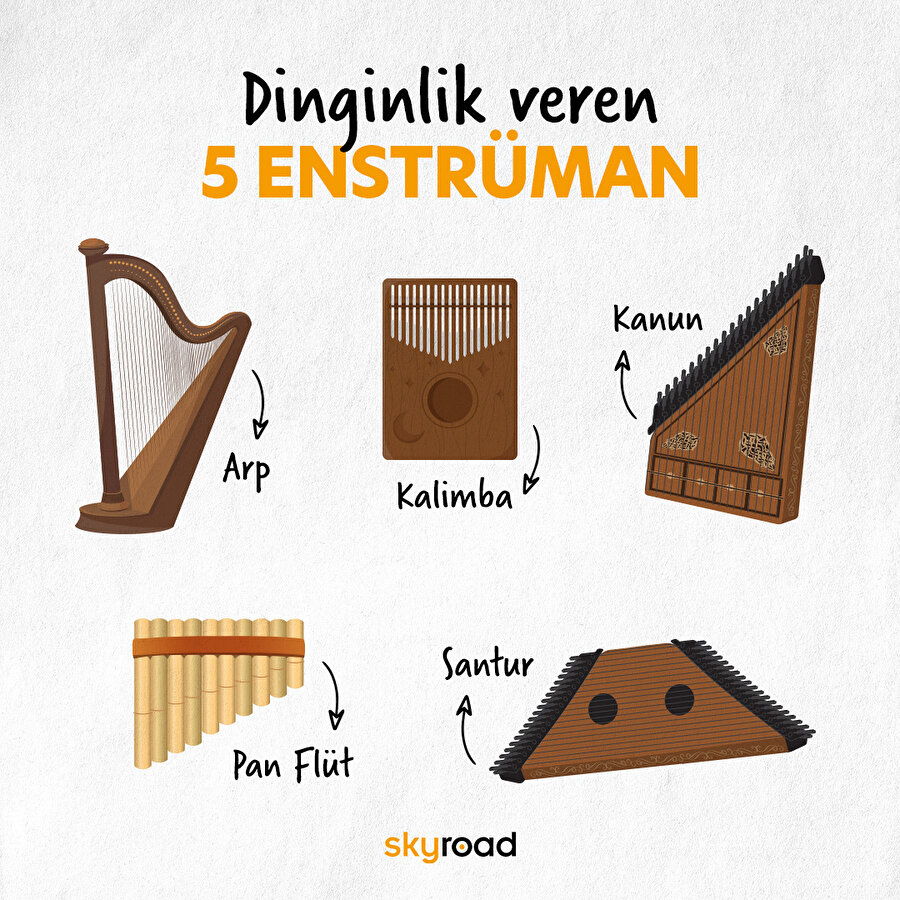Dinginlik veren 5 enstrüman 🎶