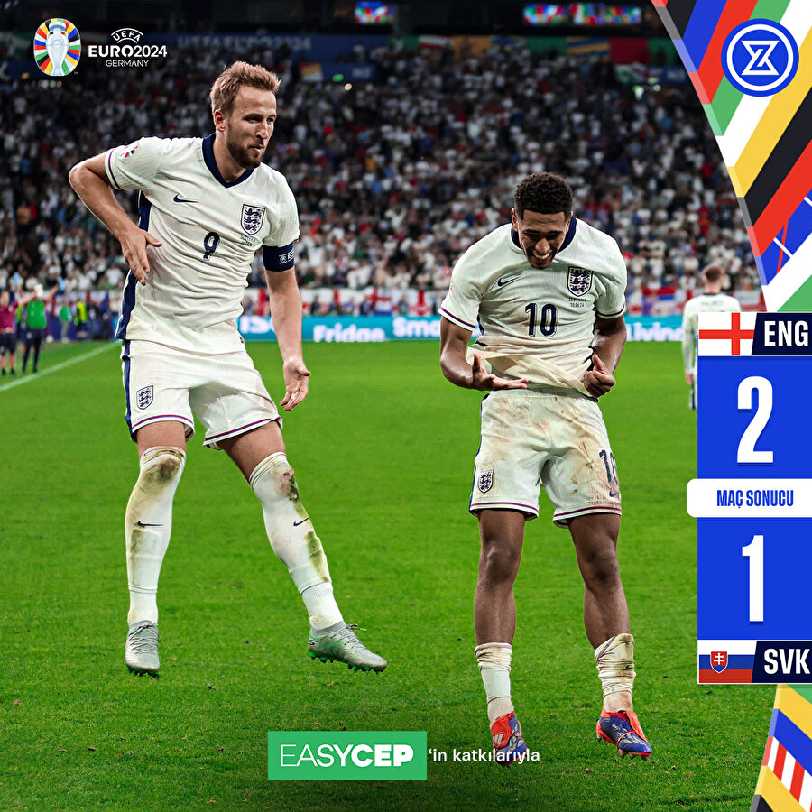 İngiltere çeyrek finale adını yazdıran 3. takım oldu