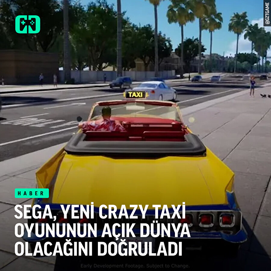 Açık dünya Crazy Taxi oyunu geliyor 
