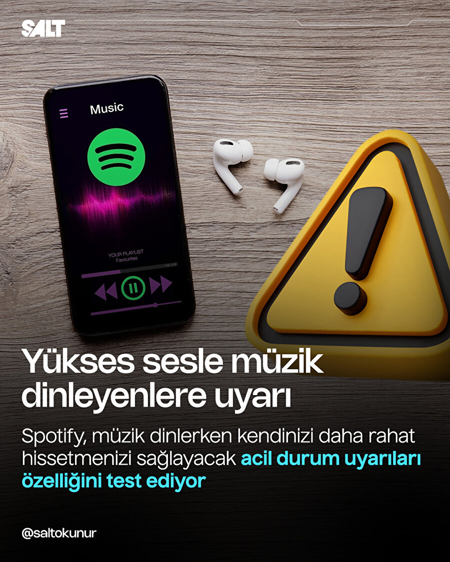 Yüksek sesle müzik dinleyenlere uyarı