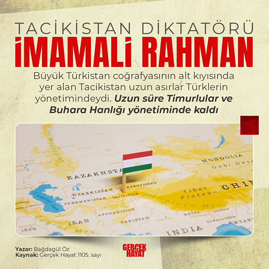 Tacikistan'da 32 yıldır zulüm devam ediyor